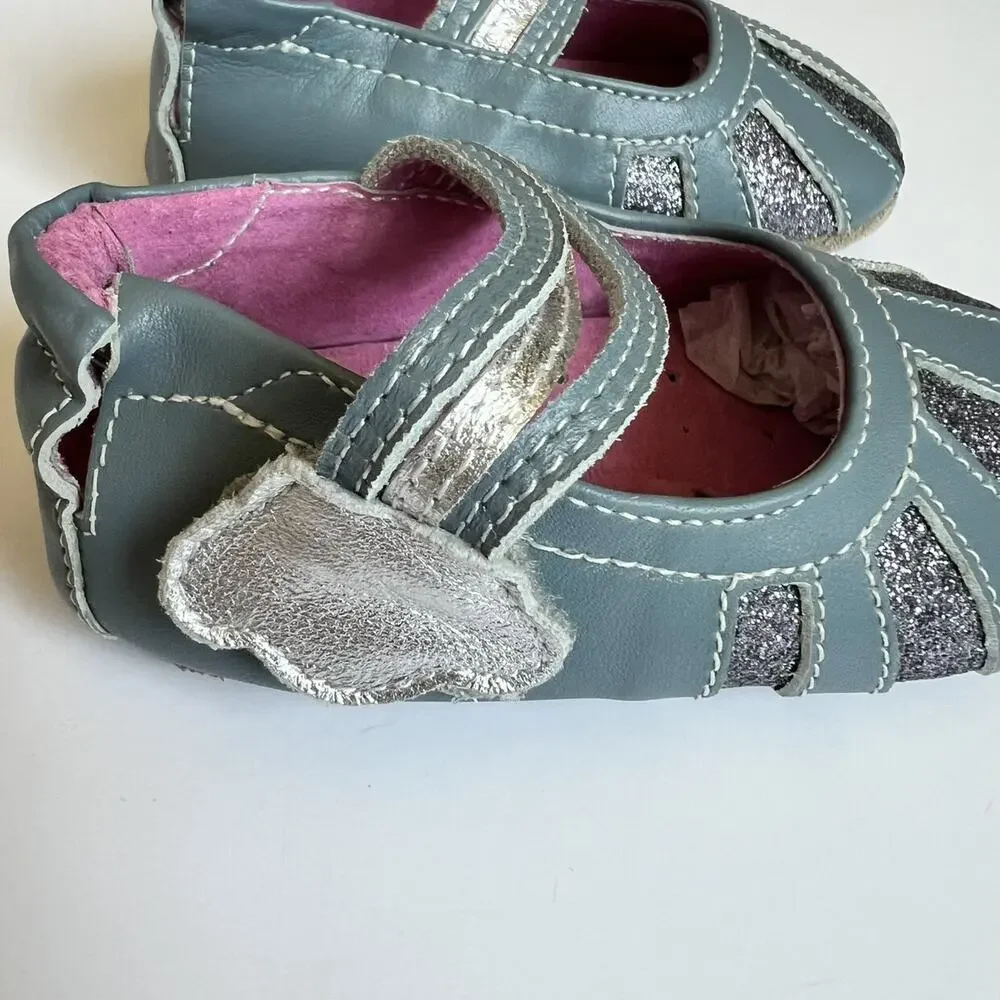 NEW Livie & Luca Rainbow Soft Shoes 6-12m